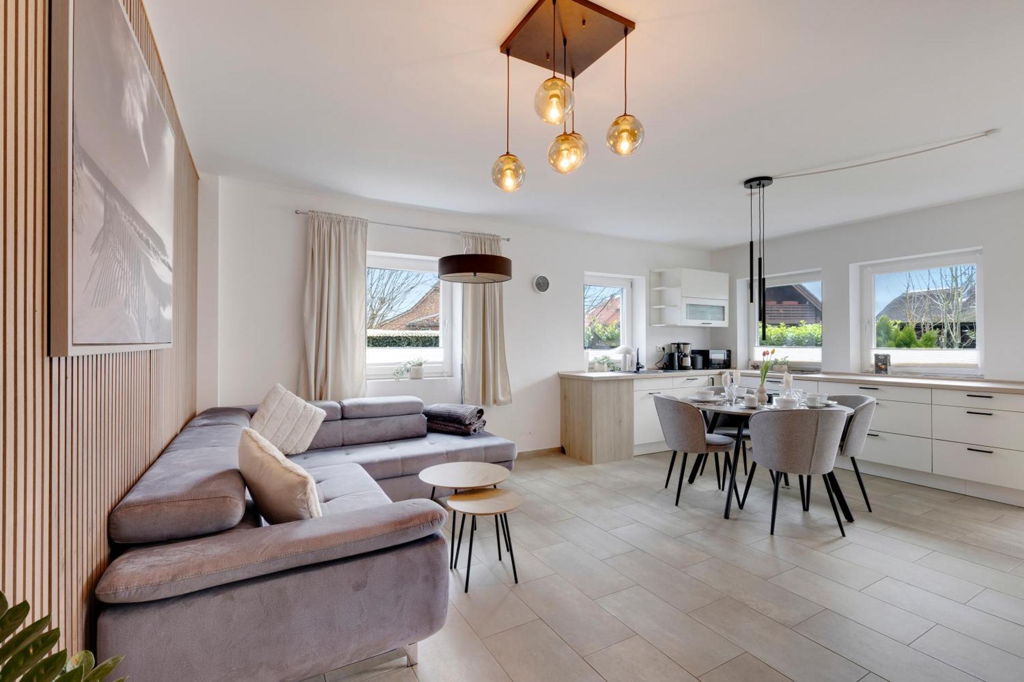 Seezeit, Ferienhaus Bis Zu 6 Personen, 500 Meter Zum Wasser, Mit Garten Hude  ภายนอก รูปภาพ